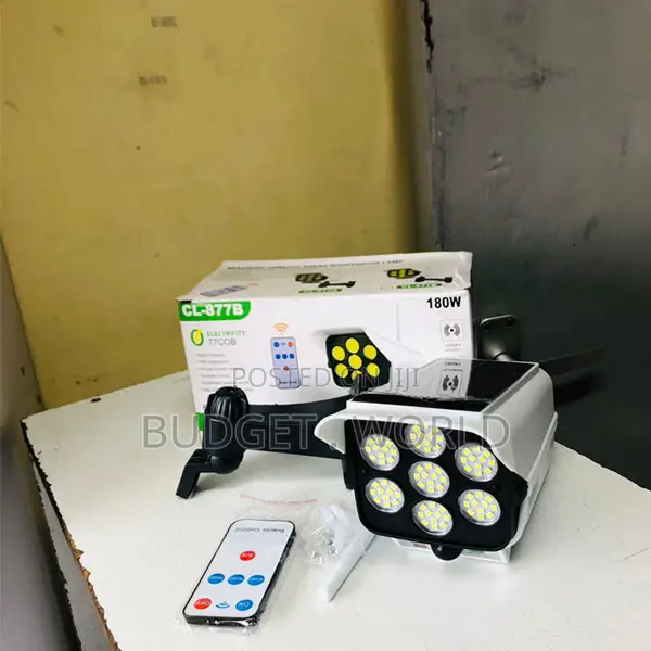 Wall Molding Bracket Built-in Pir Motion Sensor Dummy CCTV Cam