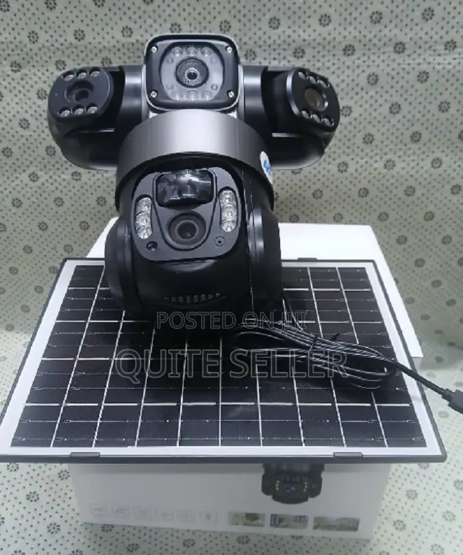 V380 4g PTZ Solar Camera , 4g Version Camera Support Network via 4g