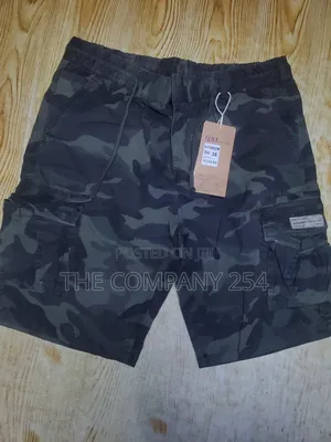 Quality Khaki Men Casual Cargo Side Pocket Shorts Available