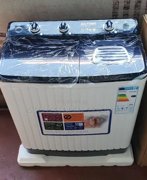 Ailyons Twin Tub Semi Automatic 8kg Wash And Spin Washer