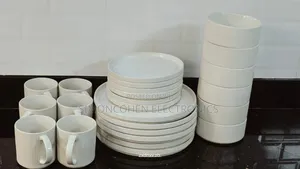 24pcs White Dinner Set