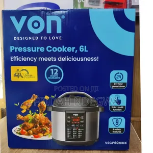 *Von Electric Pressure Cooker 6litres