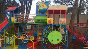 Durable Playground Set With Slides Climb Wall