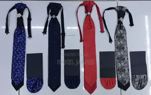 Ascot Ties With Pocket Square