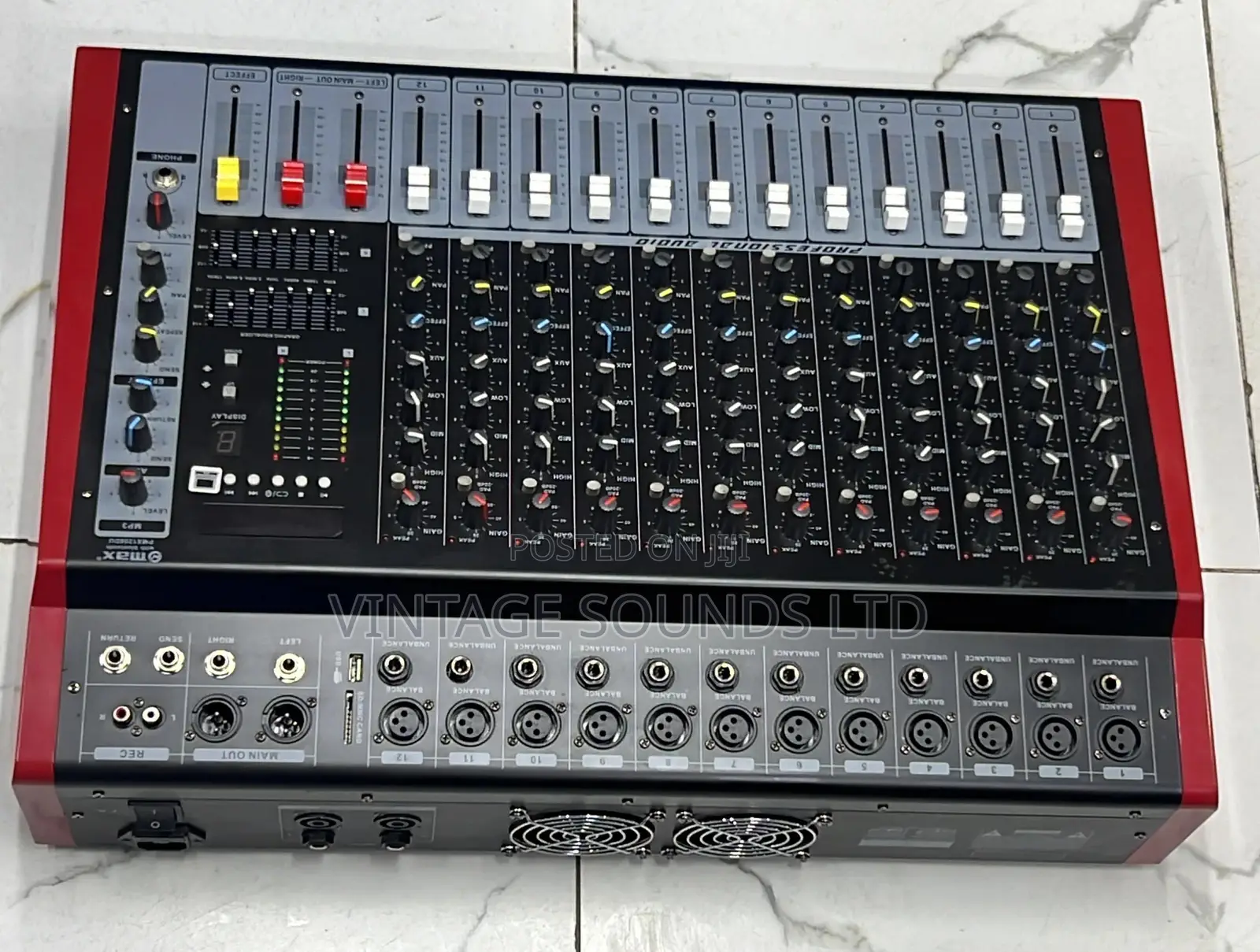 Max Professional Bluetooth Powered Mixer 12ch With Bluetooth