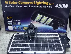 Full Hd 1080p Ai Solar Camera + Lighting 2 in 1 V380pro App