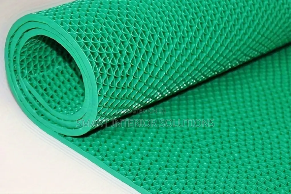 Green Non Slip Perforated Carpet