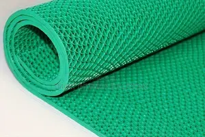 Green Non Slip Perforated Carpet