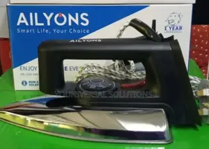 Ailyons Hd-199a Electric Dry Iron Box Silver Black (1yr Wrty