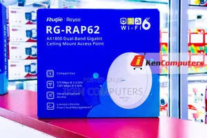 Ruijie Reyee Rg-Rap62, Wi-Fi 6 Ax1800 Ceiling-Mount Access Point