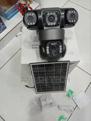 Heavy-Duty 4g Sim Card Tripple Lens Motion Sensor Solar Camera