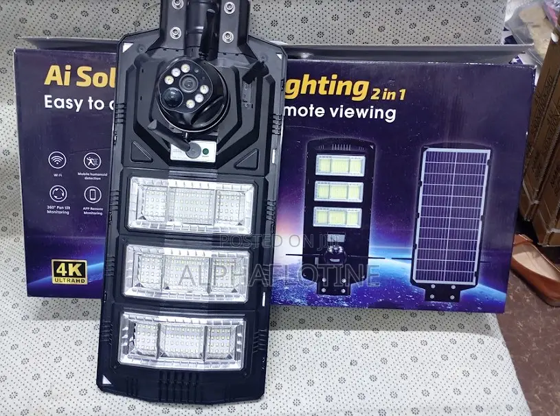 Ai Solar Light Plus Camera 2 in 1 for Commercial Properties Security