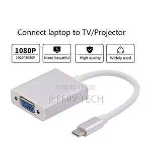 Usb Type-C to Vga Adapter for Pc Computer Phone Tv Display