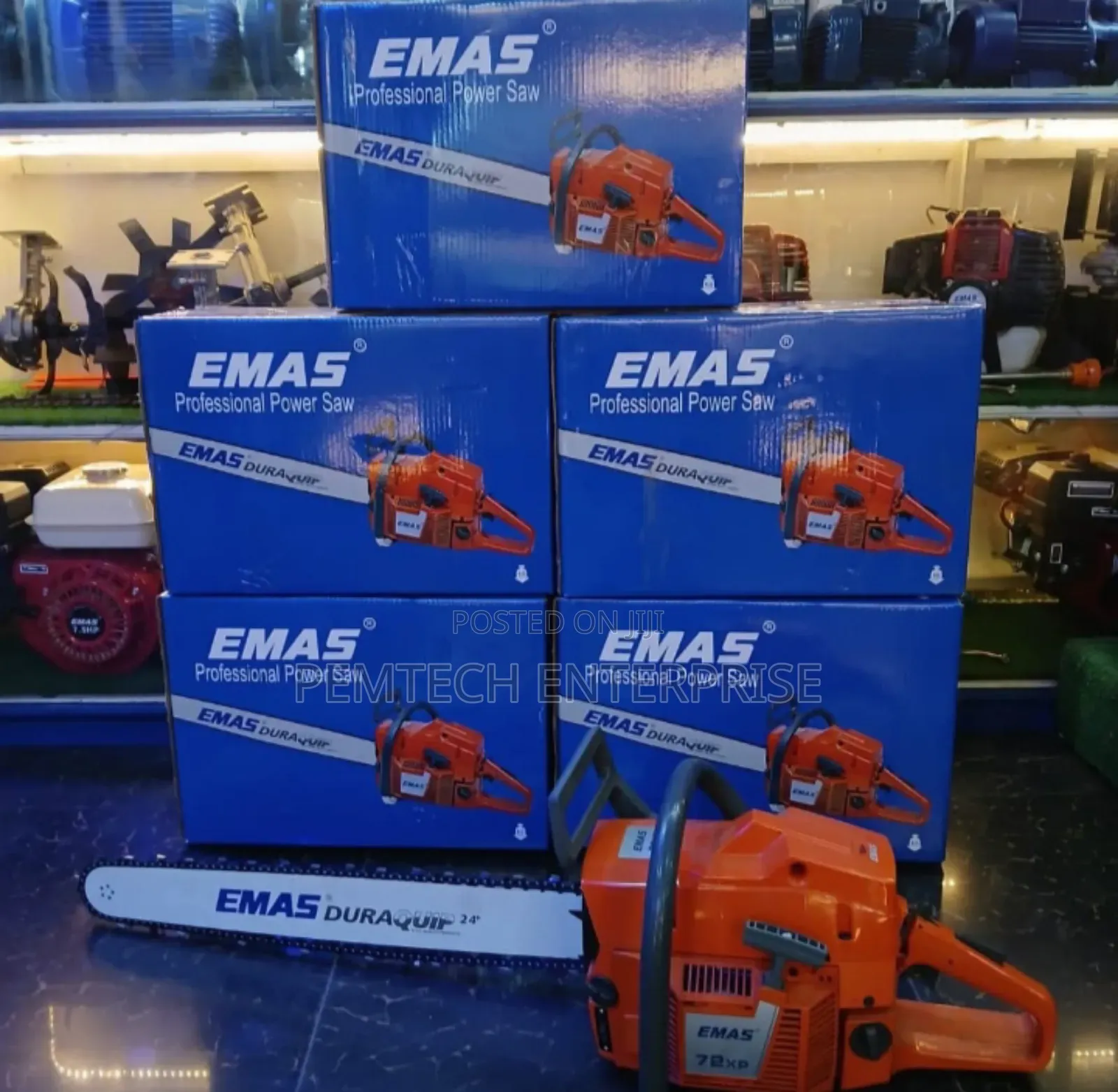 Emas 272 Xp Commercial Power Chain Saw