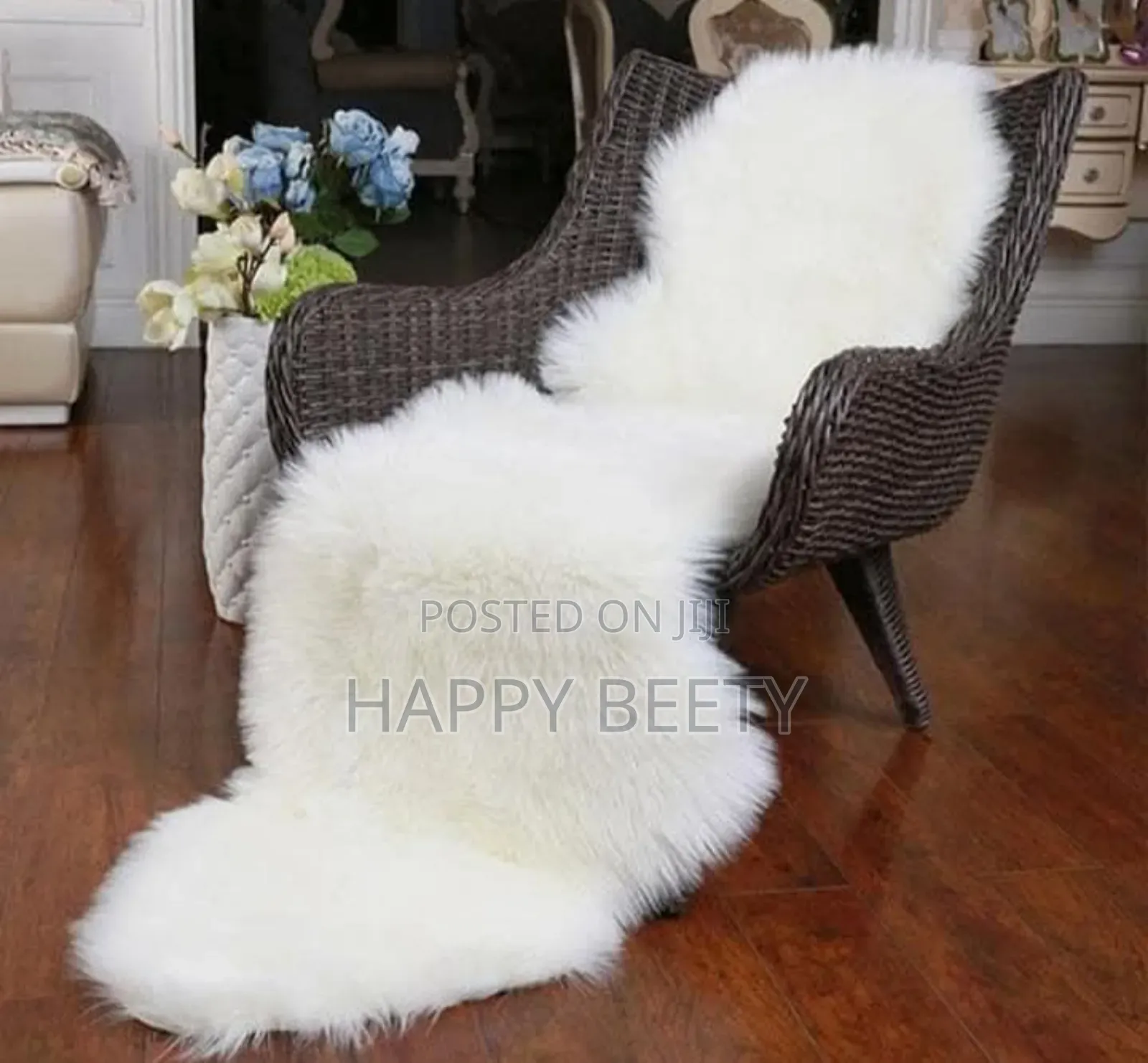 Fluffy Bedside/ Dashboard Fur Mat
