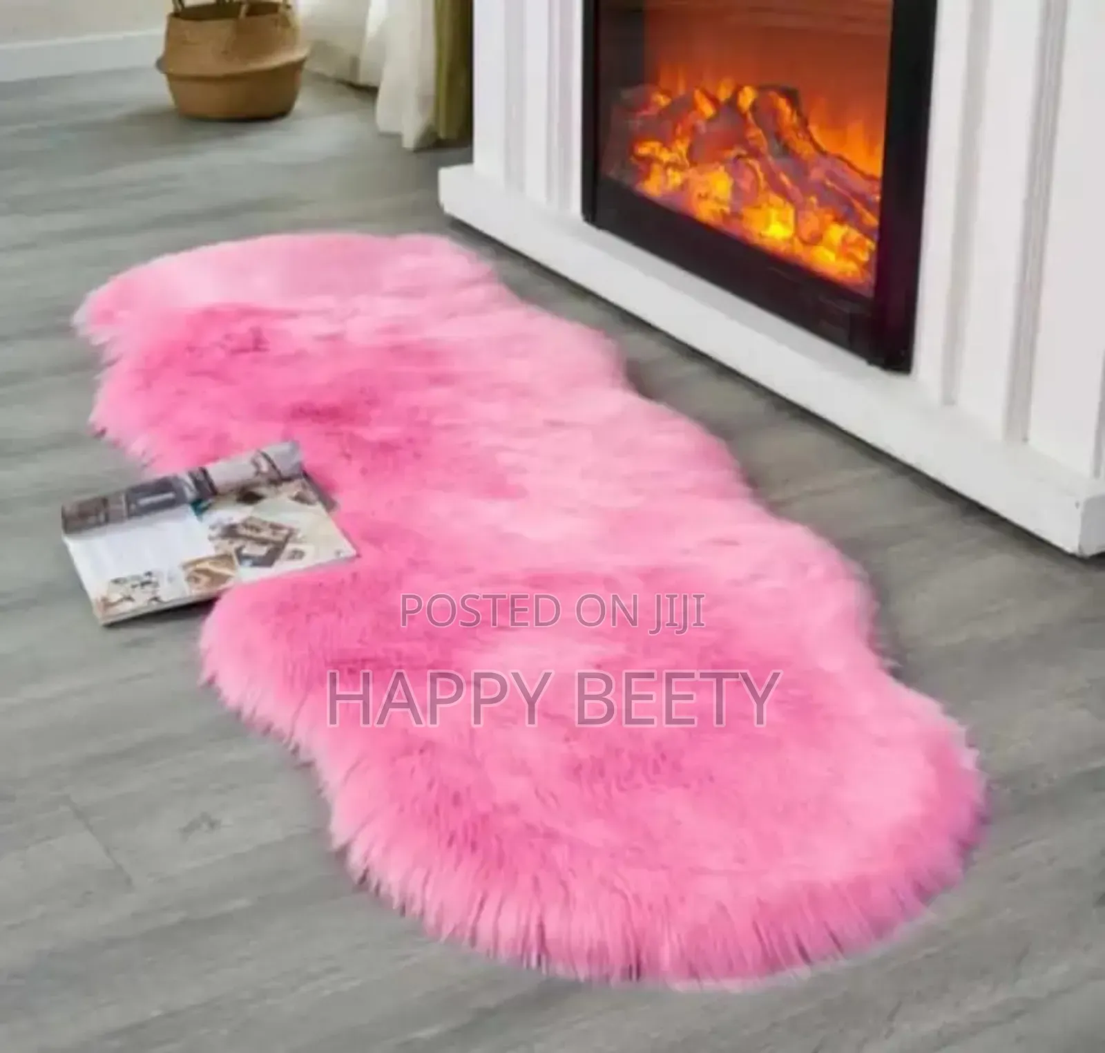 Fluffy Bedside/ Dashboard Fur Mat