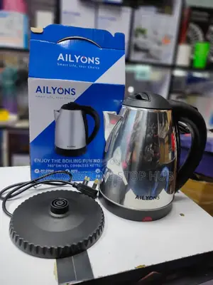 Ailyons Fk-0301 Stainless Steel 2.0l Electric Kettle-Black