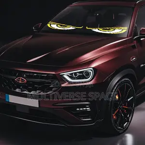 Led RGB Car Screen Devil Eye Eyes Light Car Cars App Remote Control