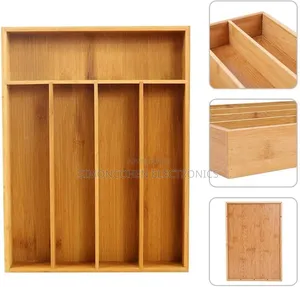 Fixed Bamboo Cutlery Organizer