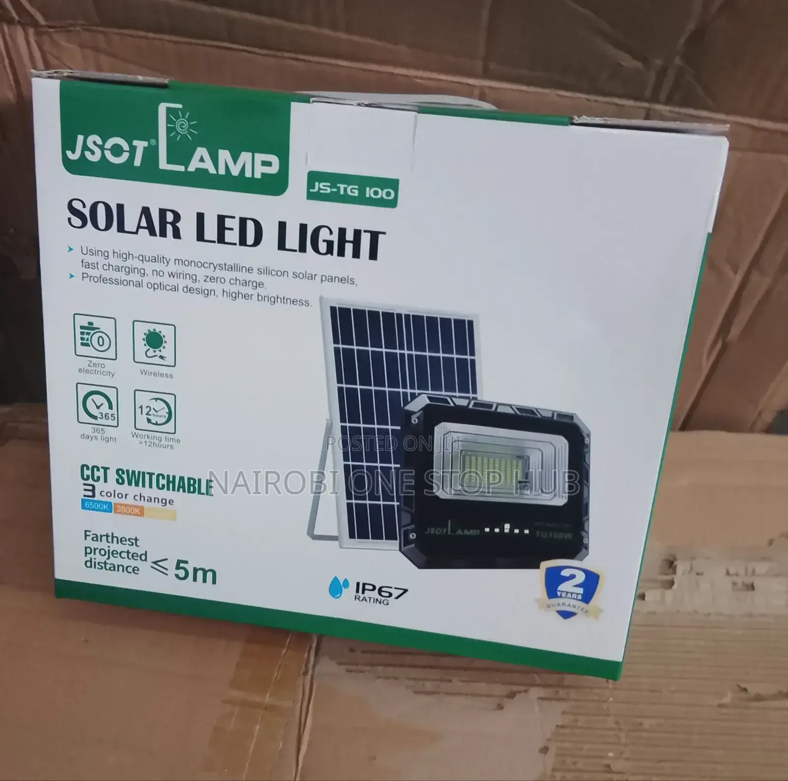 Jsot JSK 100w Solar Floodlight ^° 