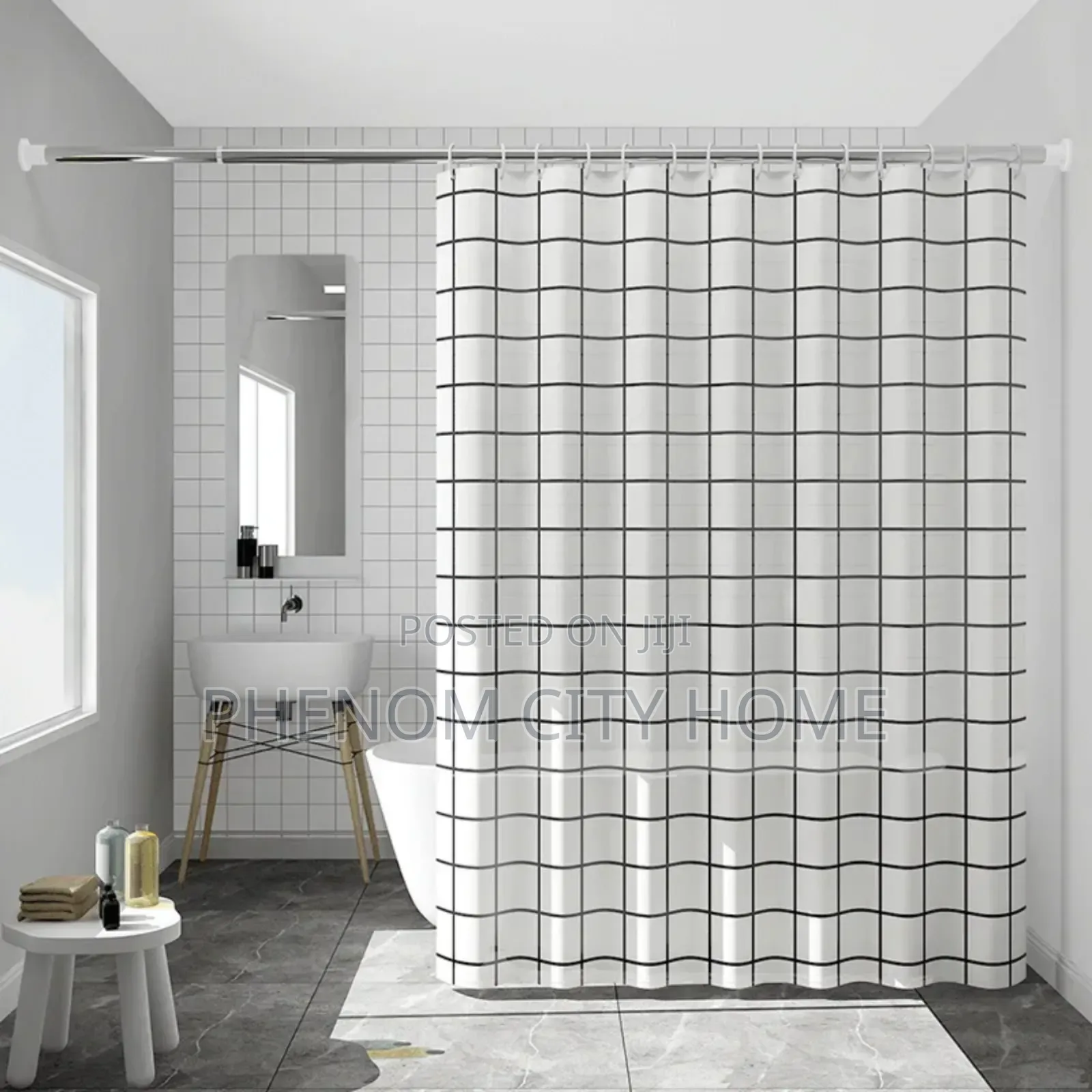 Peva Bath Curtains Available