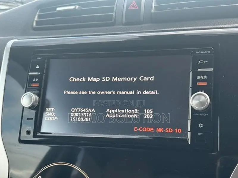 Nissan Dayz Map Sd Card Error Solution