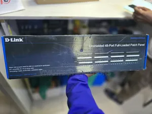D-Link 48-Port Cat 6 Patch Panel // D-Link 48-Port