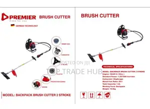 Premier Backpack Brush Cutter 2 Stroke 52cc Engine