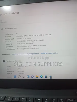 Laptop Lenovo Thinkpad T490s 16GB Intel Core i5 SSD 256GB