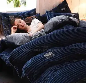 Navy Blue Velvet Duvet