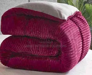Maroon Warm Velvet Duvet