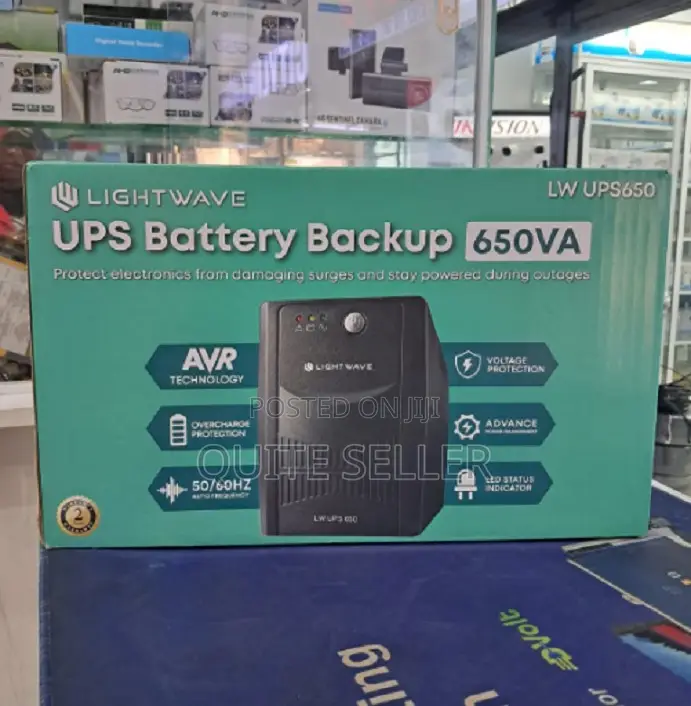 Lightwave 650va Back-Up Ups With Uninterrupted Connectivity