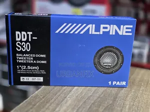 High Quality Alpine DDT-S30 180watts Balanced Dome Tweeters- A Pair