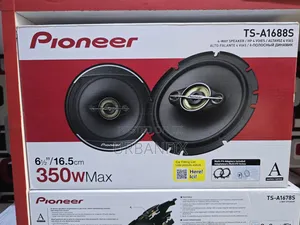 Piomeer Ts-A1688s 350watt Round Midrange Speakers With Spacers- A Pair