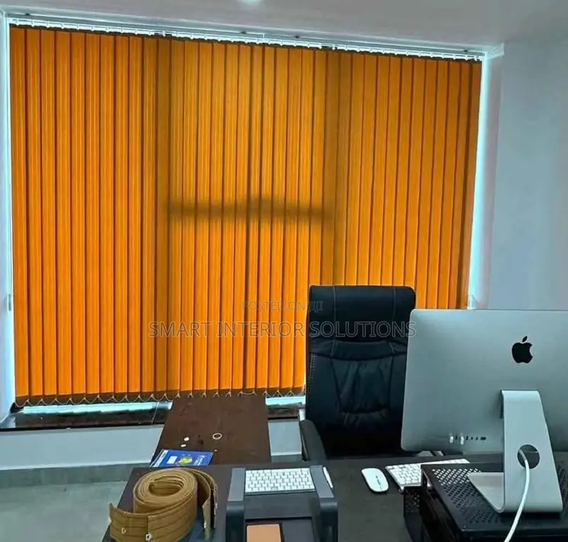 Orange Vertical Blinds