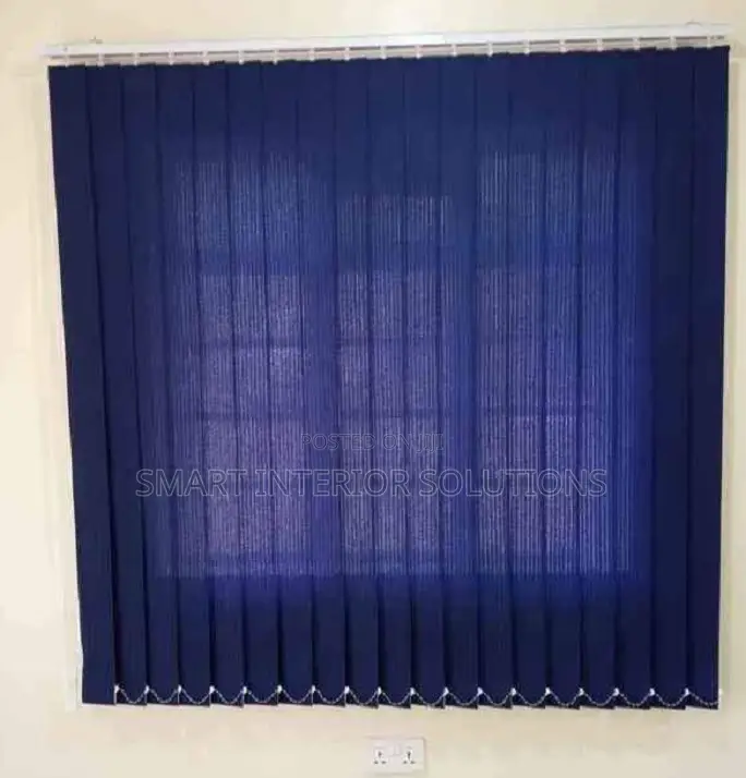 Navy Blue Vertical Blinds