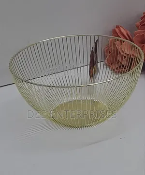 Round Decorative Fruit Basket
