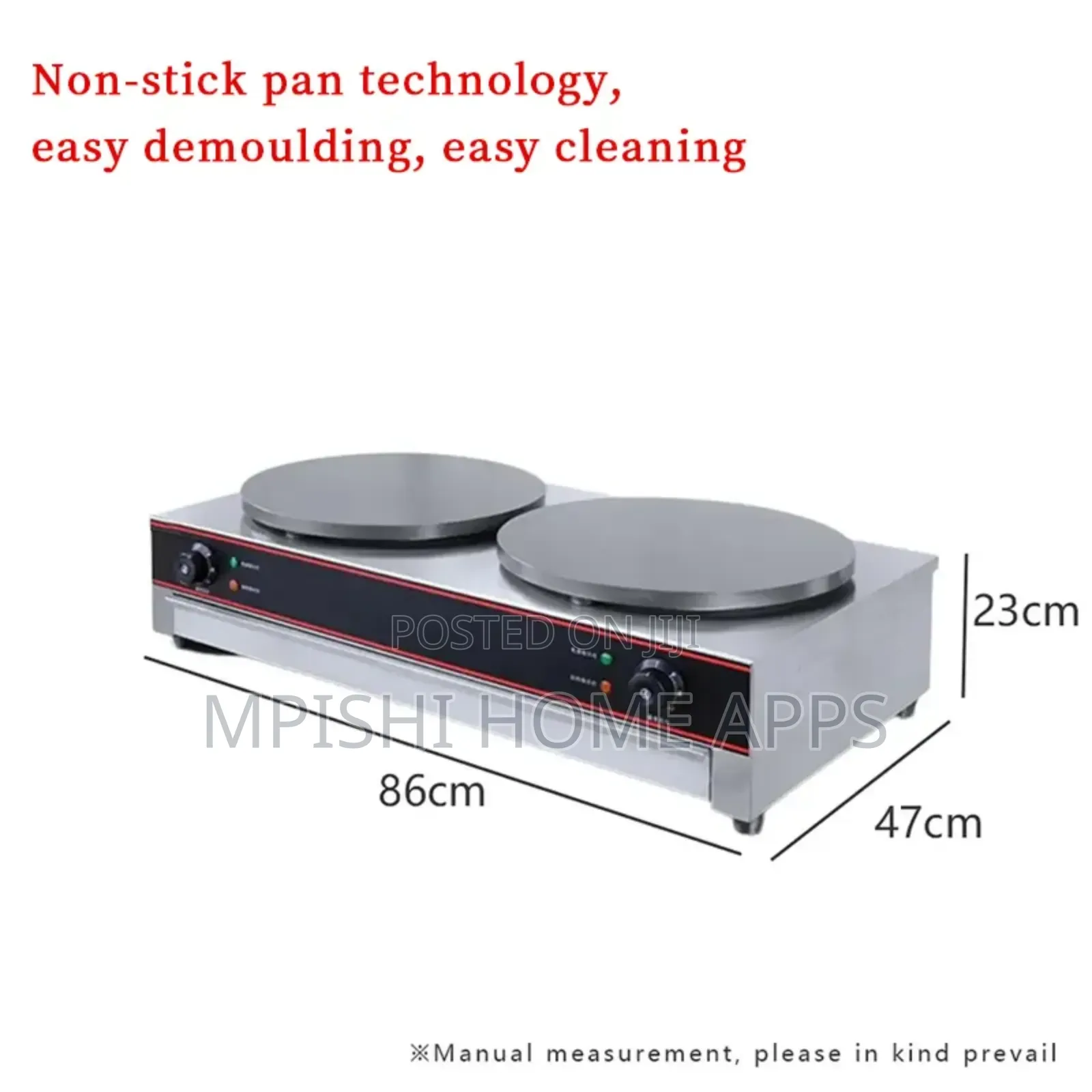 Double Commercial Crepe Maker