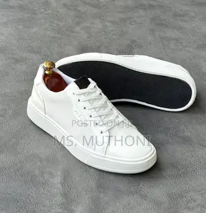 Quality Unisex Aldo All White Casuals Size 39-46