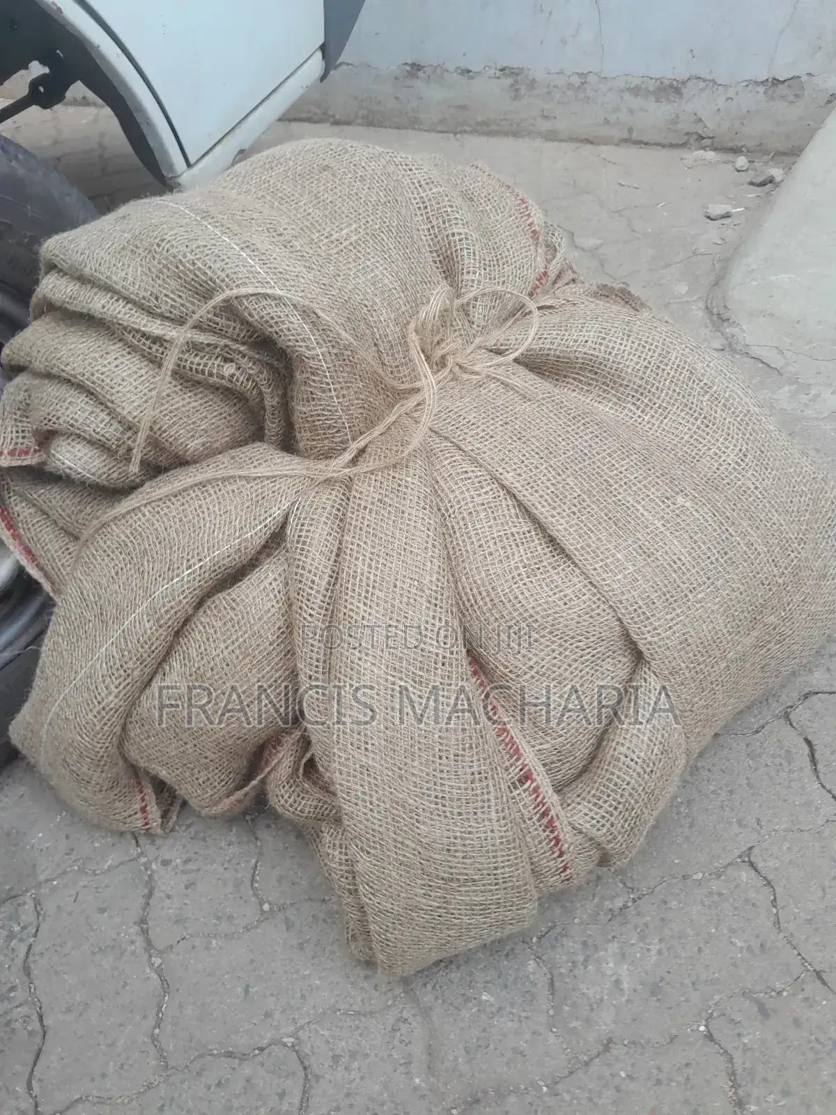 Hessian. Cloth Jute
