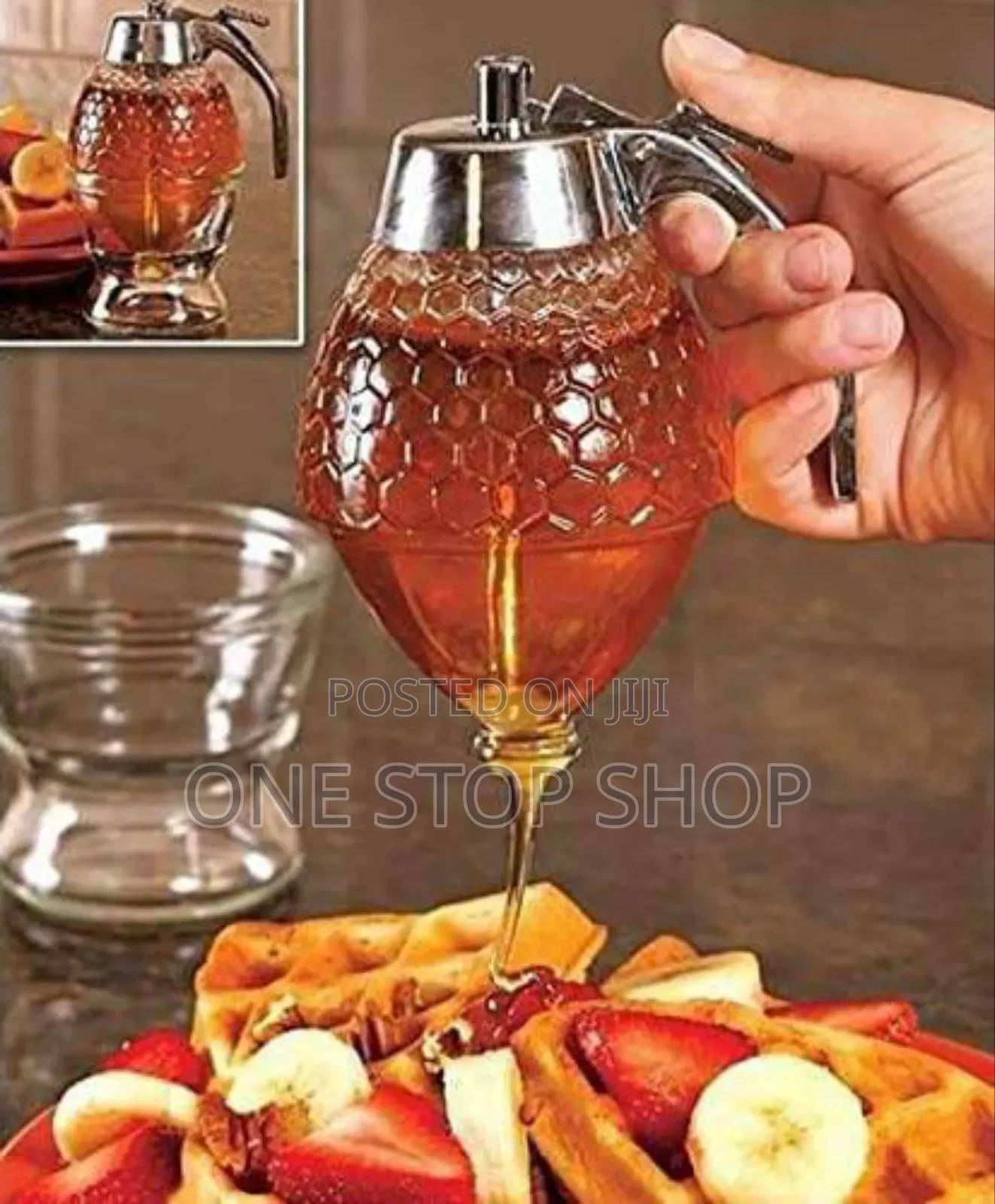 Elegant Transparent 200ml Honey Dispenser