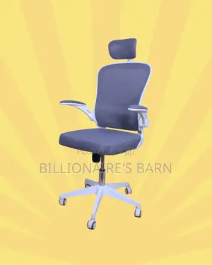Heavy-Duty White Ergonomic Office Chair | Steel Frame
