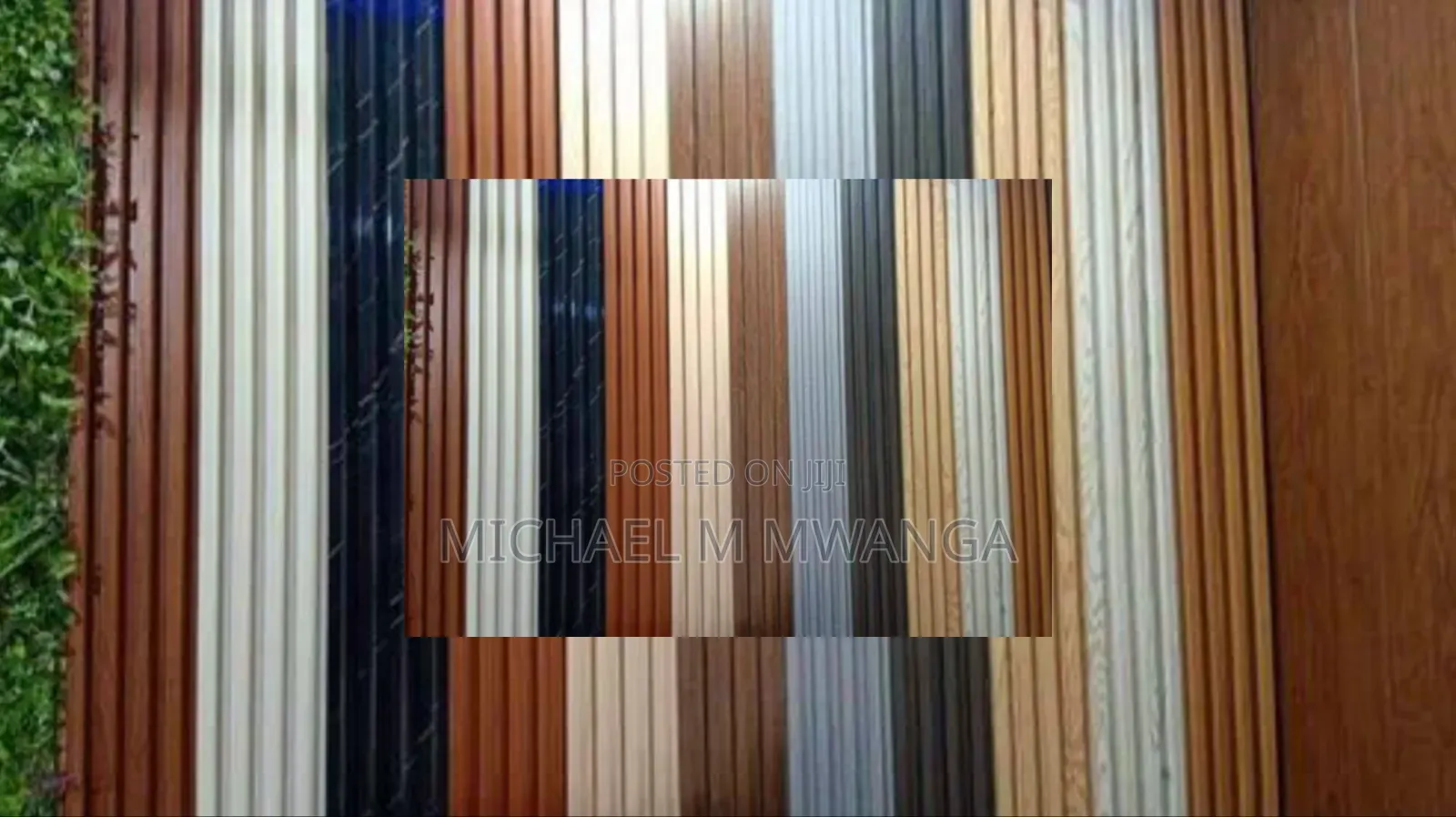 High-Strength WPC Fluted Wall Panel