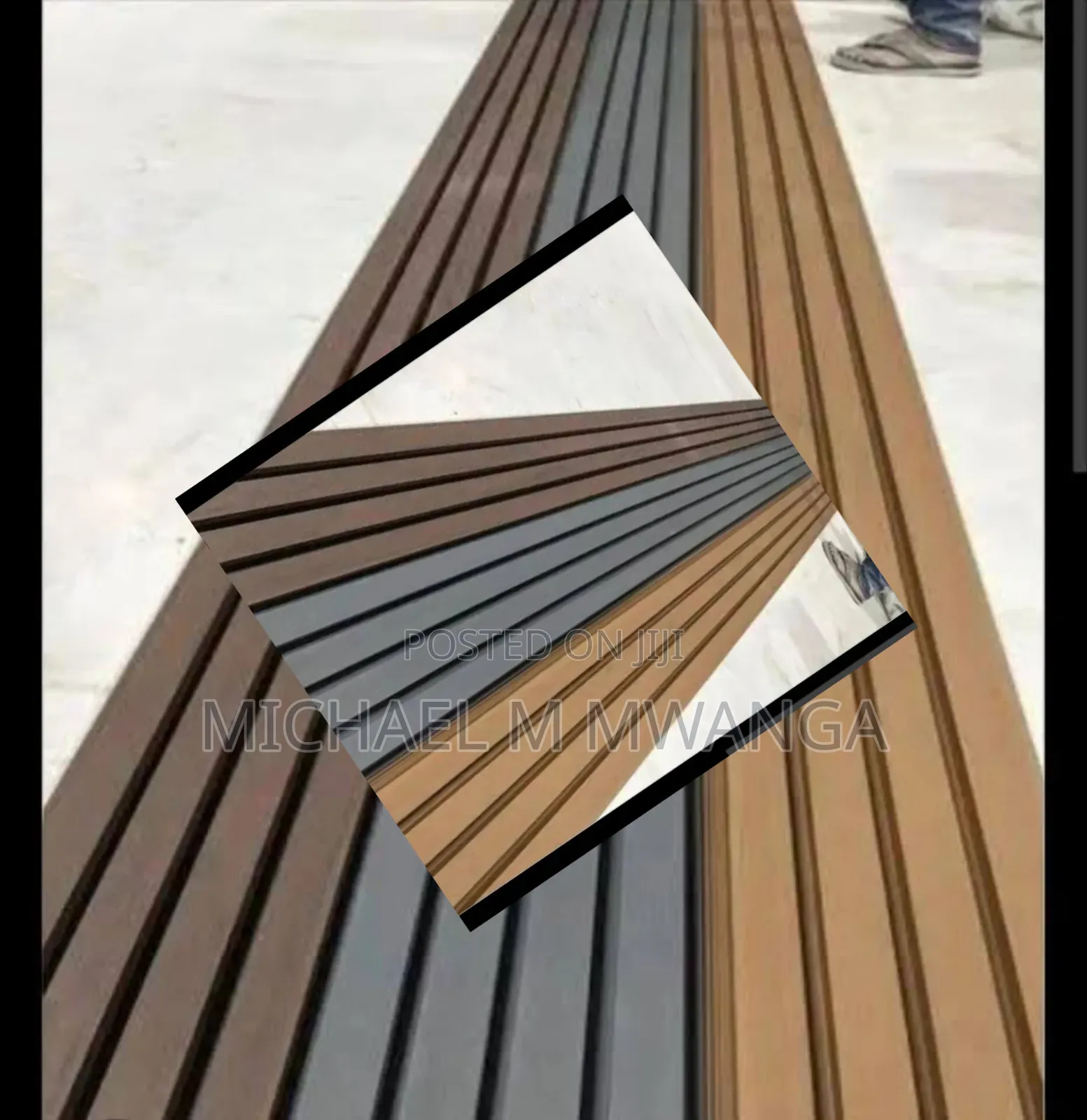 Moisture Resistant WPC Fluted Wall Panel