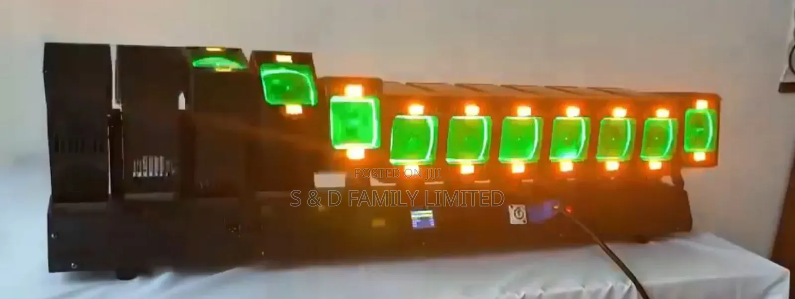12 by 60 Watts Moving Led Washer Light With Laser