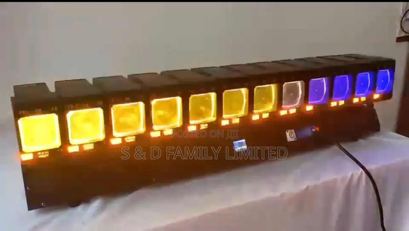 12 by 60 Watts Moving Led Washer Light With Laser