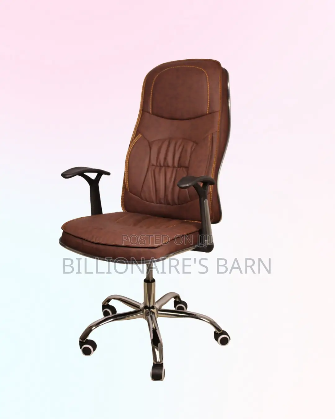 Modern Ergonomic Executive Leather Chair | Steel Frame
