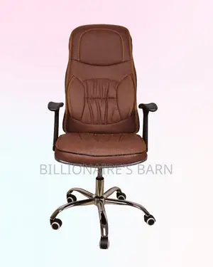 Modern Ergonomic Executive Leather Chair | Steel Frame