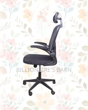 Comfy Grey Ergonomic Office Chair — Easy to Clean