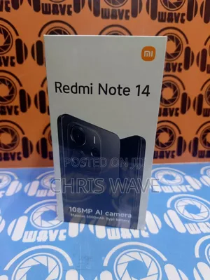 New Xiaomi Redmi Note 14 128 GB Black